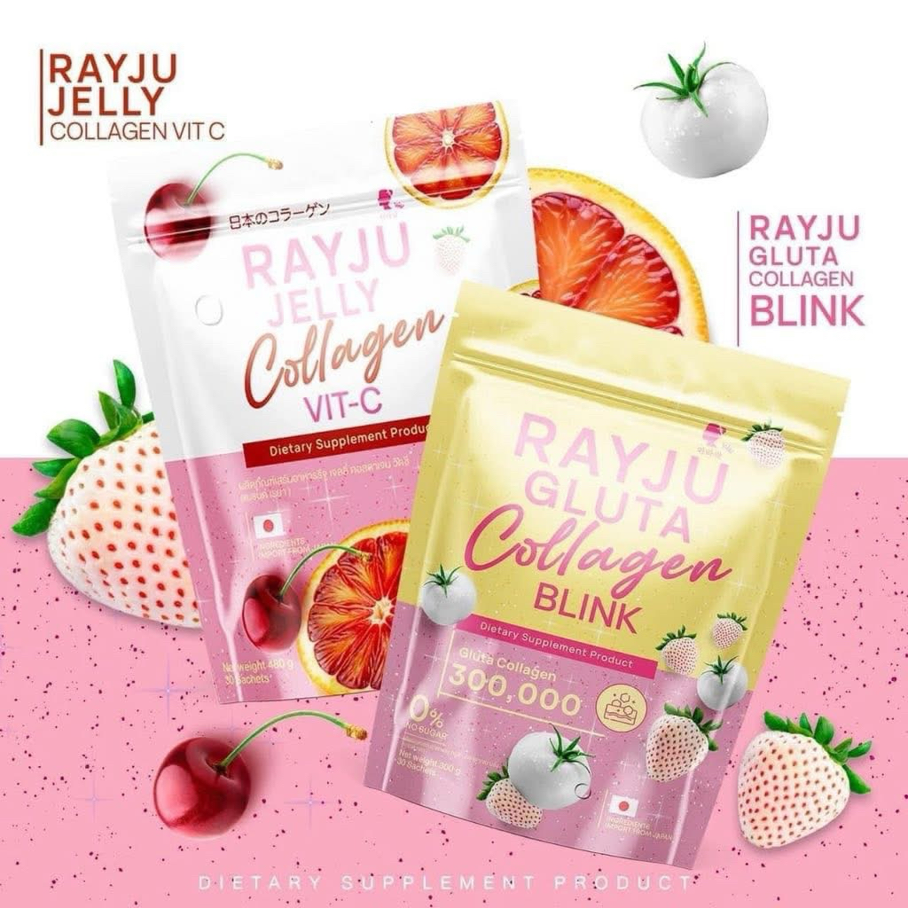 Rayju Gluta Collagen Blink น้ำชงบำรุงผิวกระจ่างใส
