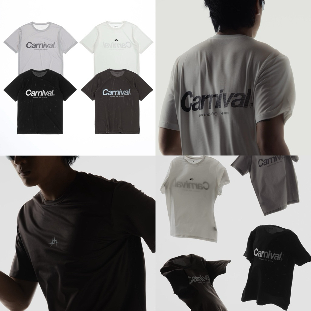 ( มือ1ของแท้พร้อมส่ง)( กทม.ส่งด่วน) เสื้อวิ่ง CARNIVAL RUNNING DISTANCE CORE KNIT T-SHIRT
