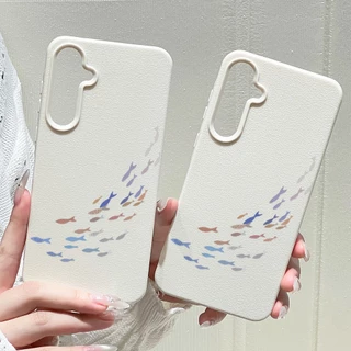 Fish เคสโทรศัพท์ For Samsung A17 A06 A55 A56 A54 A15 A16 A35 A07 A36 S24 FE A34 A57 A05S A26 A37 S25 S26 Ultra