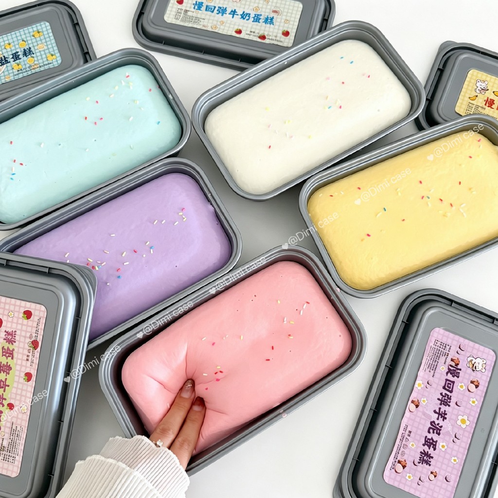 squishy พร้อมส่ง ของเล่น เค้ก นุ่มฟู บีบสโลว์ กลิ่นหอม ของเล่น สกุชชี่ ส่งจากไทย
