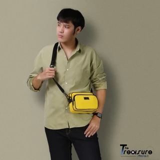 [Clearance sale] Louis Montini (The Treasure Shore) กระเป๋าสะพายข้าง กระเป๋าผ้าไนล่อน BSD07