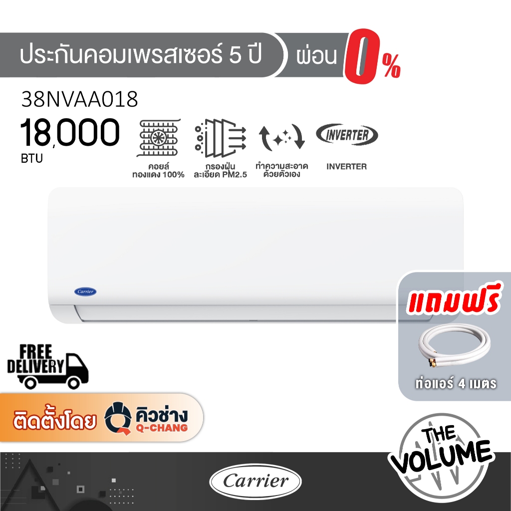Carrier 42NVAA018 แอร์ติดผนัง