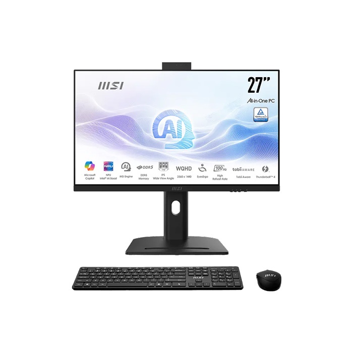 Desktop AIO (คอมพิวเตอร์ออลอินวัน) MSI Modern AM273QP AI 1UMG-211TH 27inch QHD Ultra 7 155H Ram 16GB