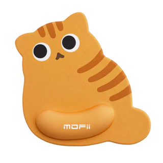 แผ่นรองเมาส์เพื่อสุขภาพ MOFii Wrist Rest Neko Pad ลายน้องแมวอ้วนสุดนุ่ม by Banana IT