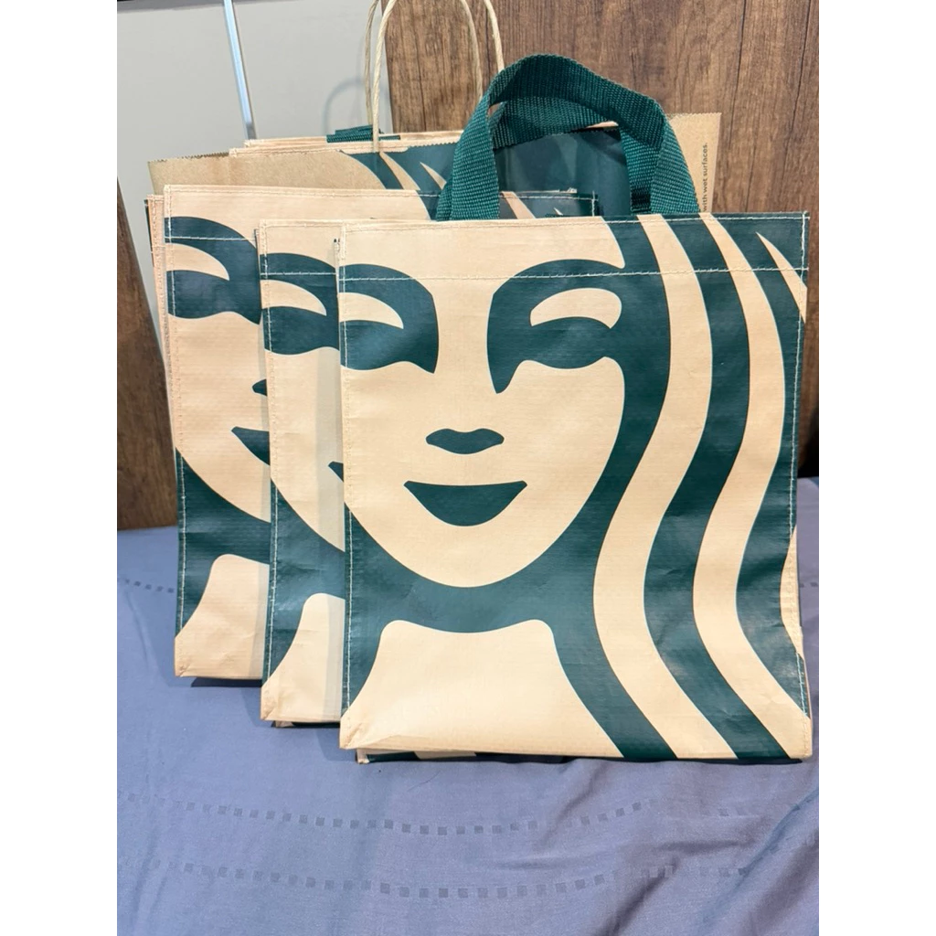 ถุงช้อปปิ้ง Starbucks Brown Shopping Bag