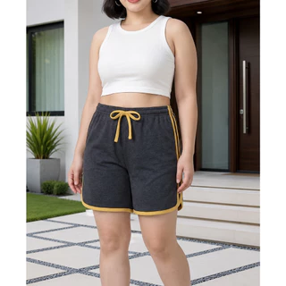 กางเกงขาสั้นสาวอวบ ไซส์ใหญ่ ใส่สบาย ผ้ายืด กางเกงขาสั้น Big Size ยืดได้ XL - XXL งานคุณภาพ