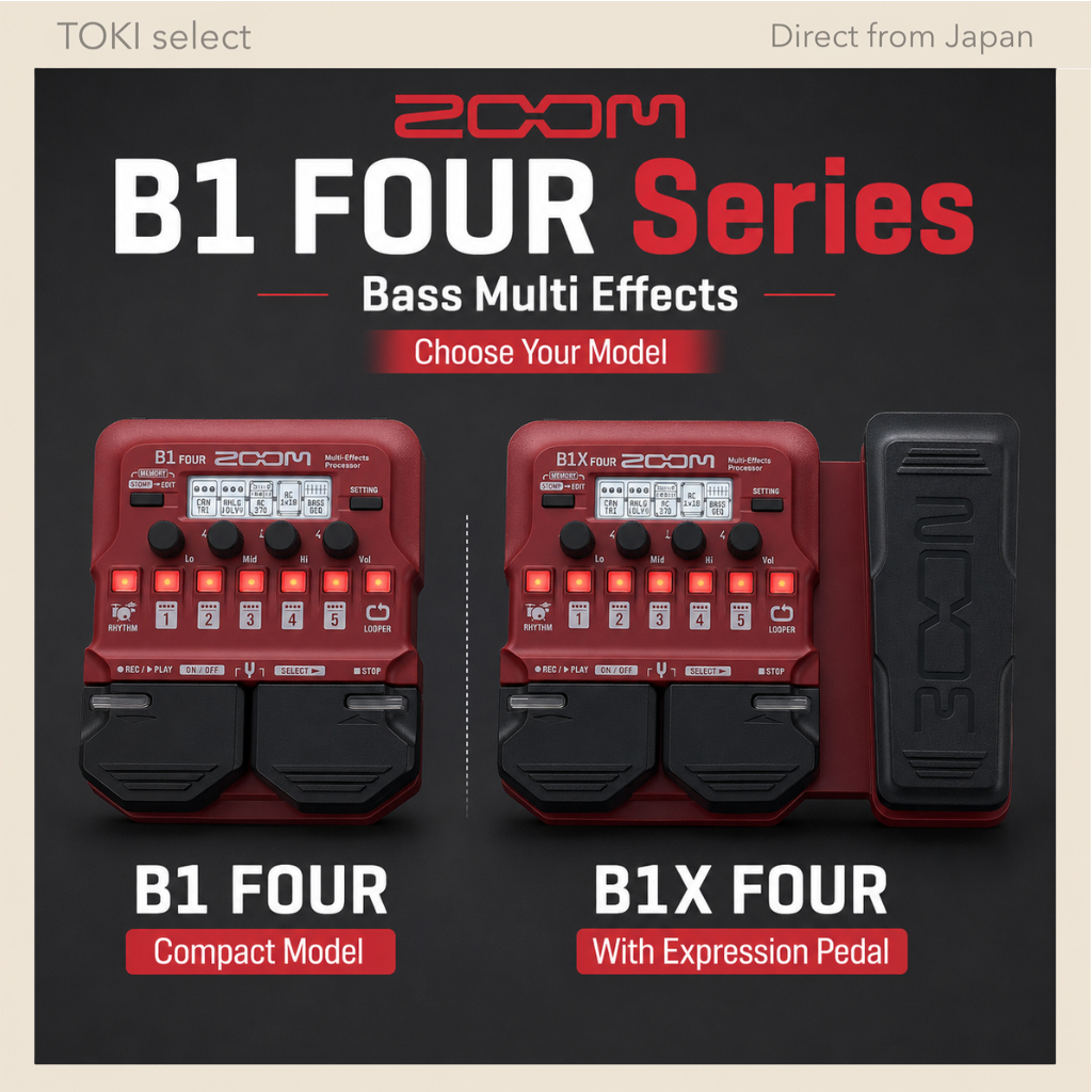 ZOOM B1 FOUR Series Bass Multi Effects Processor B1 FOUR / B1X FOUR