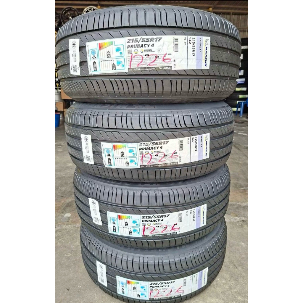 🚗🚕มิชลิน  215/55/17 primacy4  ยางใหม่ปี26