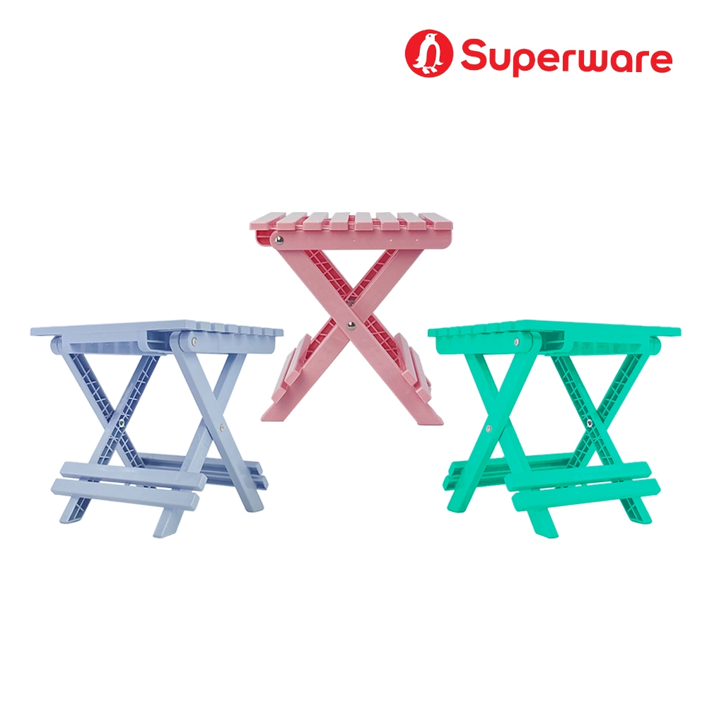 Srithai Superware เก้าอี้พลาสติก พับได้ ที่นั่ง สำหรับ ซักผ้า พกพา ปิคนิค นั่งเล่น เก้าอี้สนาม ขนาดเล็ก รุ่น CH-15