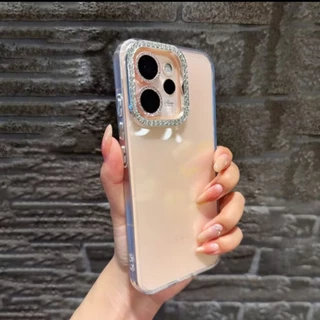 เคสมือถือ สำหรับViVO V70 V70FE Y31D Y11D Y21D Y31 Y05 Y29 Y28 Y21 Y20 Y17 V50 V60 V40 เคสใสกล้องเพชร ปุ่มเงินงานนิ่ม #KP