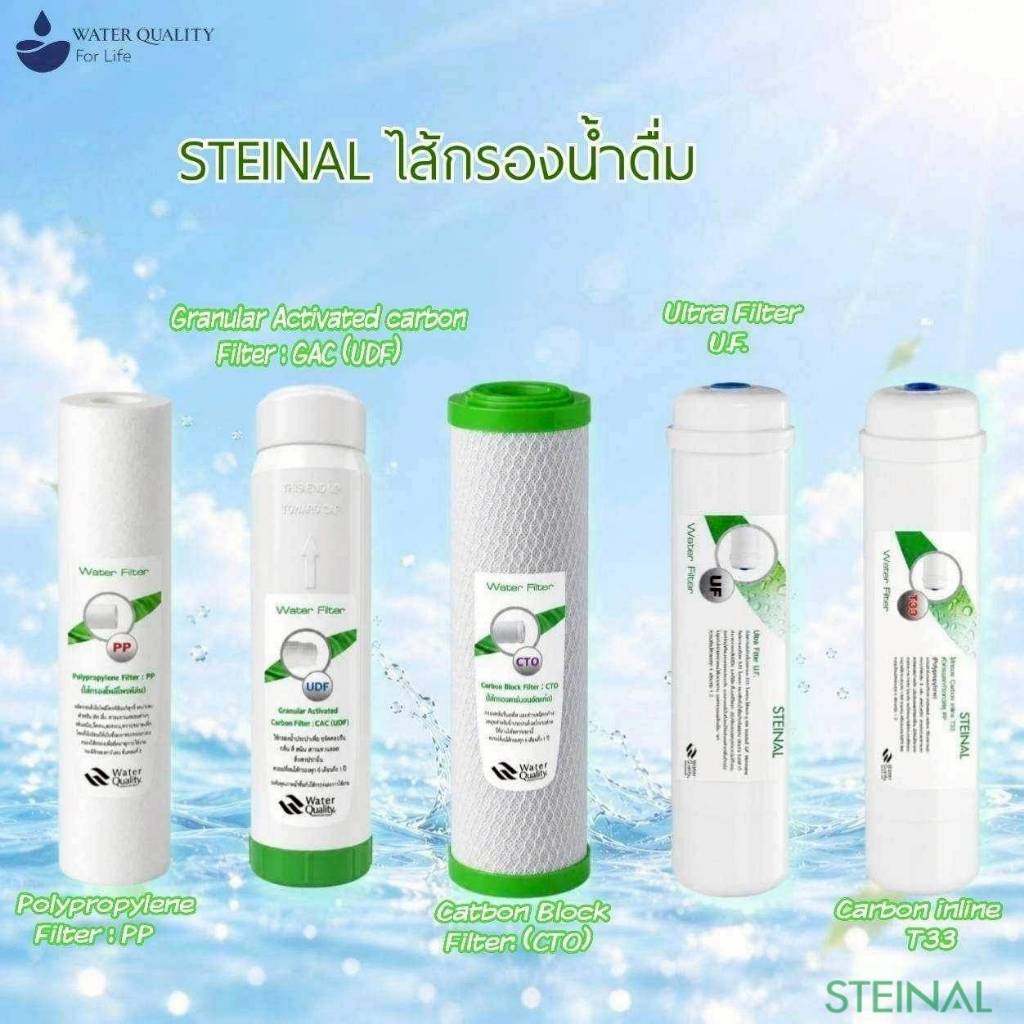 STEINAL ชุดไส้กรอง  สำหรับเครื่องกรองน้ำ 4 ขั้นตอน