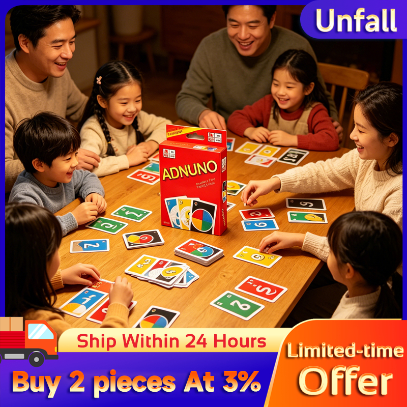 【พร้อมส่ง】uno การ์ดเกม ไพ่อูโน่ 108ใบ ลายเยอะ ของเล่น บอร์ดเกม