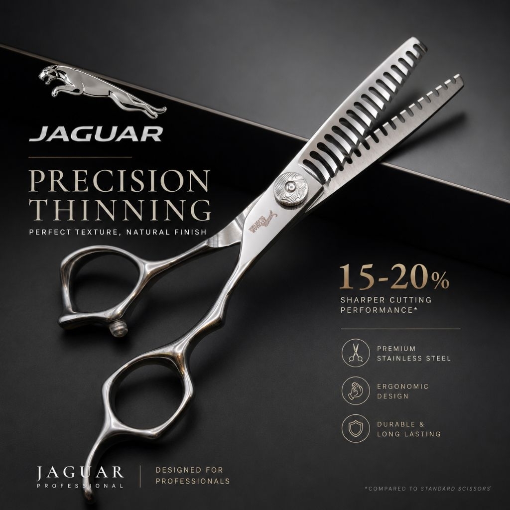 กรรไกรซอยผม (15-20%) Jaguar ขนาด 6 นิ้ว