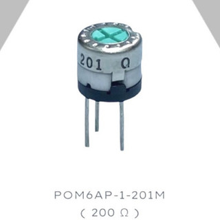 Murata Trimpot 200Ω 201M POM6AP-1-201M (10 ชิ้น) | Trimmer Potentiometer Variable Resistor VR ญี่ปุ่น NOS