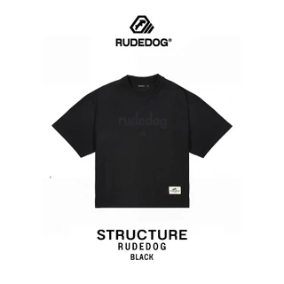 เสื้อครอป OVERSIZE MEDIUM CROP แบรนด์ RUDEDOG นุ่มตัวท็อป รุ่น STRUCTURE
