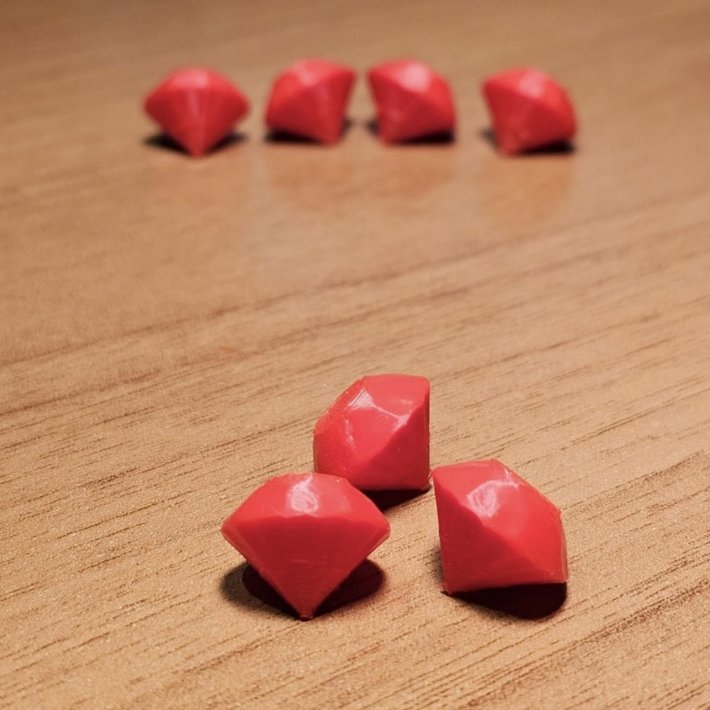 ​💎  อัญมณี โทเค่นอัปเกรด 3D Token Upgrade PETG (ไม่รวมตัวเกม)