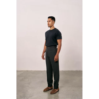 The Finery - The Hudson Trouser รุ่น Classic Fit ทรงต้นขาใหญ่ 7 สี กางเกงขายาว| ขาเรียบ Flat Front | ผ้ายืด + ตัวปรับเอว