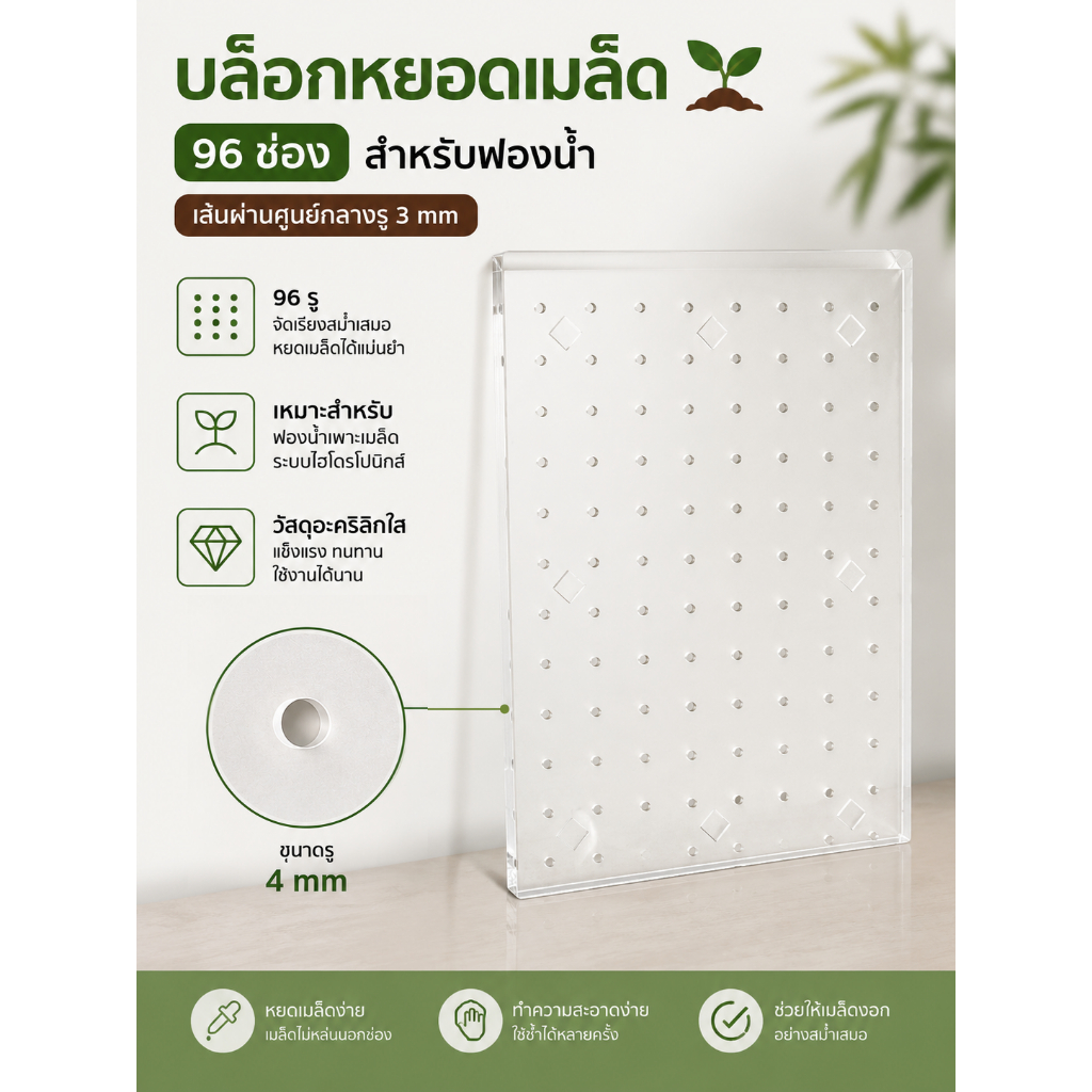บล็อกเพาะเมล็ด ขึ้นฉ่าย 96 ช่อง รูปที่ 6