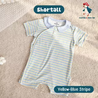 Charles x Snow Owl Shorttall ชุดแขนสั้น-ขาสั้น เด็กแรกเกิด -9 เดือน จากใยไผ่พรีเมี่ยม