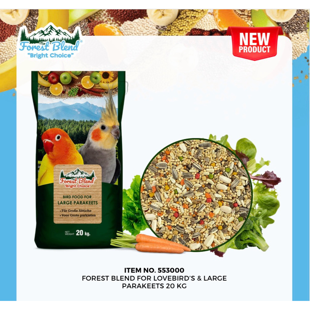 อาหารนกแก้ว Forest Blend เลิฟ ค๊อก 20Kg.