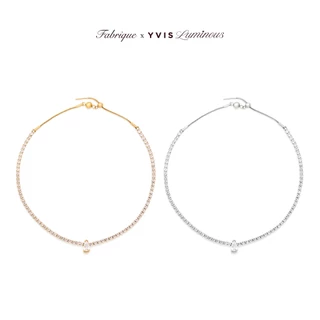 YVIS Pear Tennis Stainless Steel Necklace - YVIS X FABRIQUE