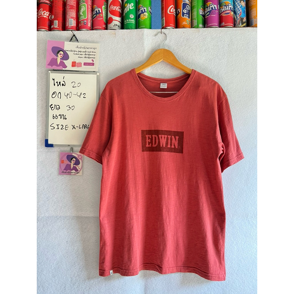 EDWIN เสื้อยืดคอกลมผู้ชาย