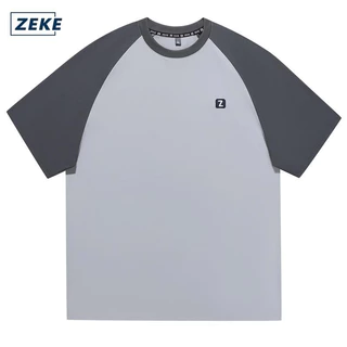 ZEKE A0038 เสื้อยืดผู้ชายสองสี ทรงหลวมสบาย ผ้าเนื้อดีนุ่มลื่น ใส่ได้ทุกวัน