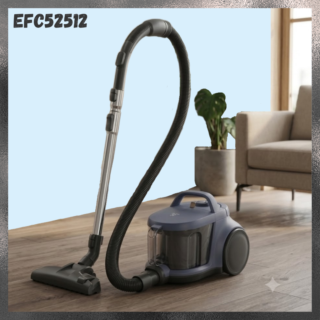Electrolux เครื่องดูดฝุ่นชนิดกล่องเก็บฝุ่น Clean 500 รุ่น EFC52512