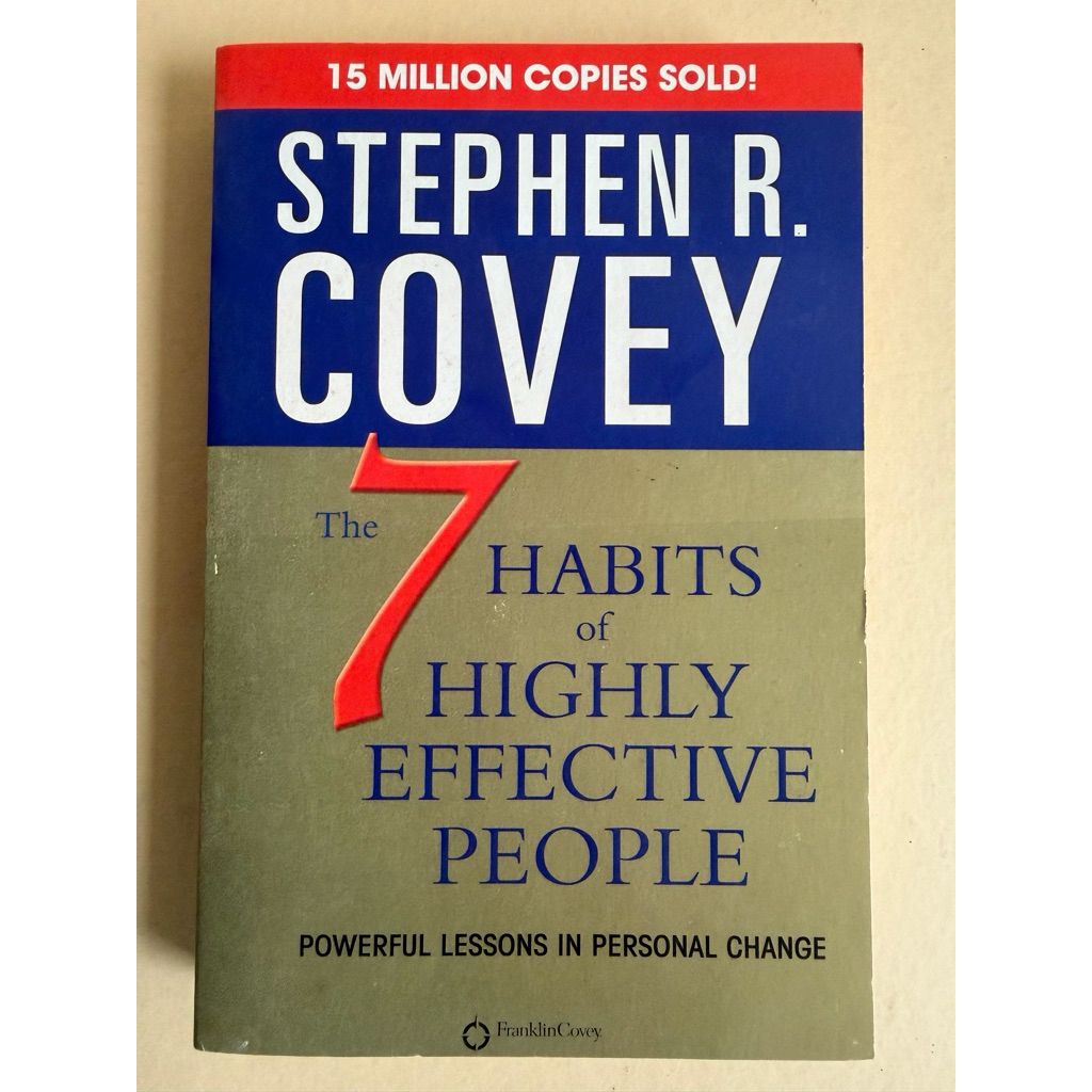 STEPHEN R. COVEY The 7HABITS OF HIGHLY EFFECTIVE PEOPLE