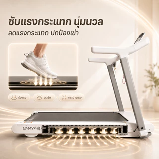 ลู่วิ่งไฟฟ้า U4 ความชันไฟฟ้า 25 ระดับ Treadmill มอเตอร์ 5.2HP ลู่วิ่ง ความเร็ว 1-18 กม./ชั่วโมง ตรวจอัตราการเต้นหัวใจ