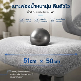 EchoCraft เก้าอี้ทำงาน เก้าอี้เพื่อสุขภาพ เก้าอี้มนุษยศาสตร์ ผ้าตาข่ายระบายอากาศ นั่งนานไม่ปวดเมื่อย