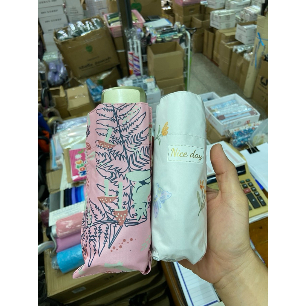 SALE ‼️ ร่มญี่ปุ่น🇯🇵 yoco ซื้อ 1 แถม 1  ด้ามจับ แบน อย่างดีกันแดด UV 100%