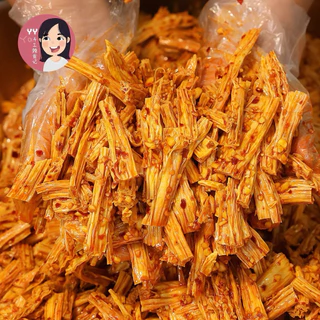 เต้าหู้รสเผ็ดหอม 100g พร้อมทาน คลุกสุด รสชาติหมัก拌腐竹นัว ขนมทานเล่น แก้หิว กับแกล้มเครื่องดื่ม