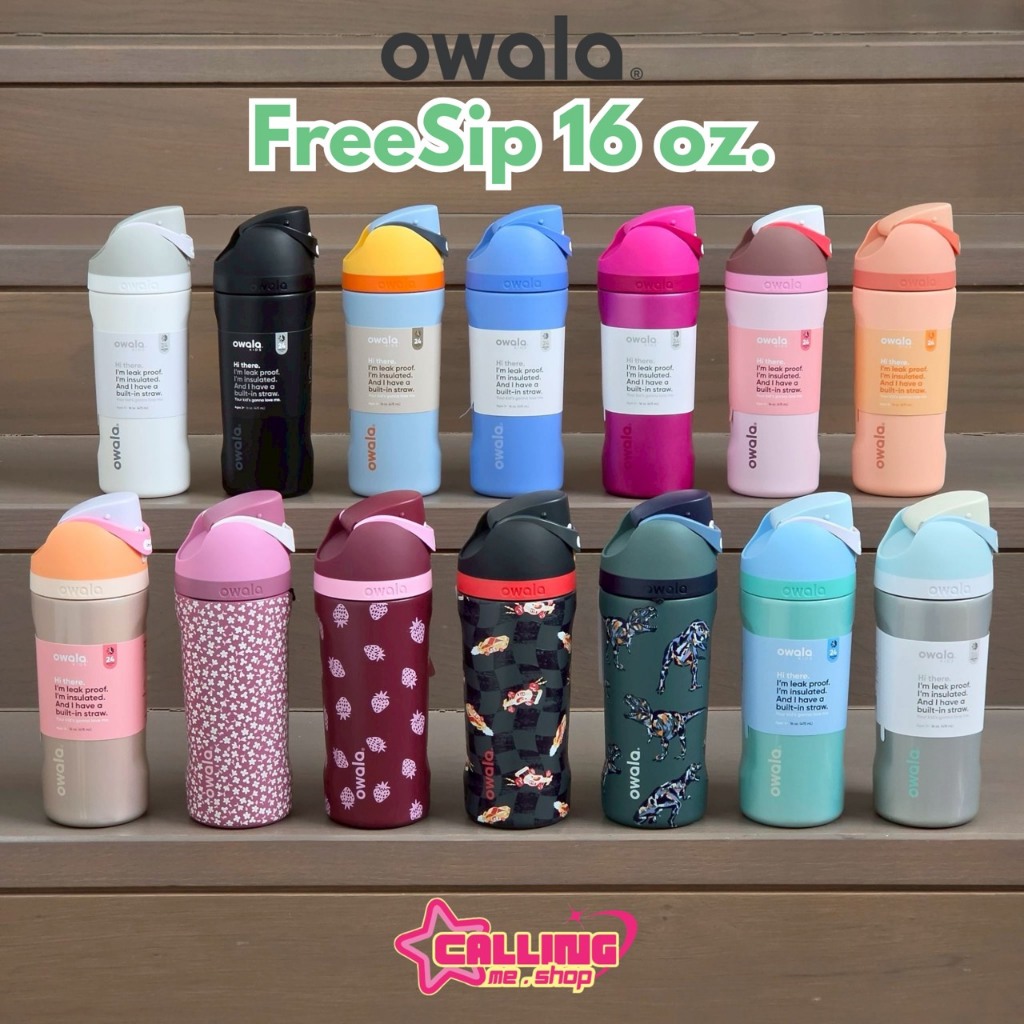 [พร้อมส่งในไทย] Owala Freesip 16 oz. สียอดฮิต ของแท้ 100% นำเข้าจาก 🇺🇲