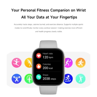 【อายุการใช้งานแบตเตอรี่ 60 วัน】MAIMEITE Watch6 Pro 2.3" AMOLED GPS IP68 1000mAh สมาร์ทวอทช์ รองรับภาษาไทย ฟังก์ชั่นไฟฉาย