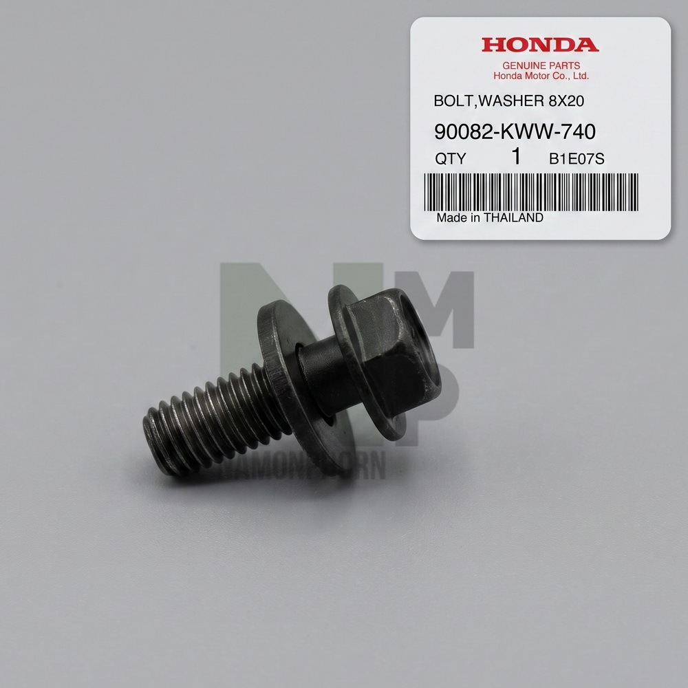 น๊อตเฟืองราวลิ้น สกรูยึดเฟืองราวลิ้น DREAM 110I SUPER CUB 2013-17 SUPER CUB 2018-20 LED แท้ HONDA WASHER BOLT  70