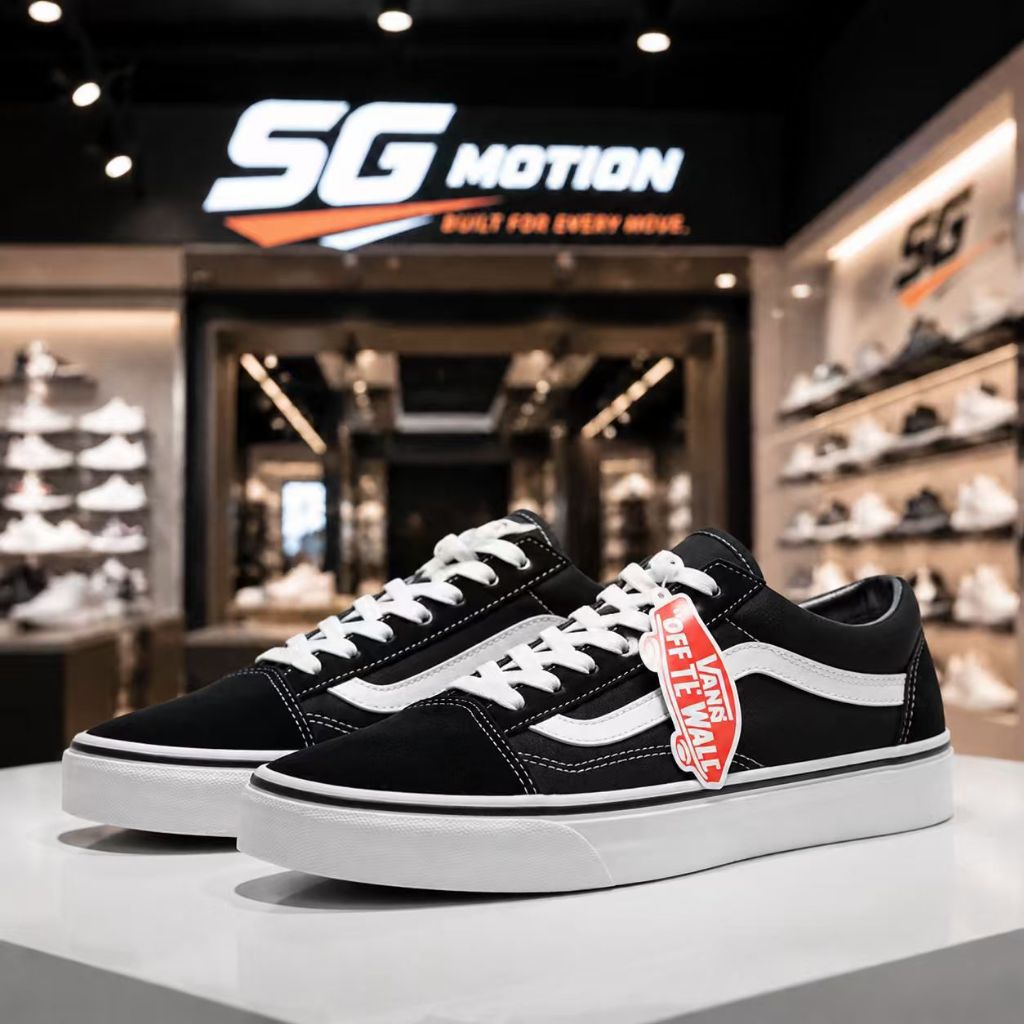 SG MOTION Casual รองเท้า Old Skoolเหมาะผู้ชายผู้หญิง ✅ส่งจากไทย ครบชุด
