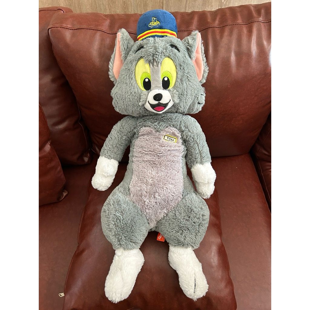 ตุ๊กตาแมวทอม (Tom) จากการ์ตูน Tom and Jerry รุ่น Premium BIG Plush Movie Ver. (สภาพ 95%) สูง 70 ซม.
