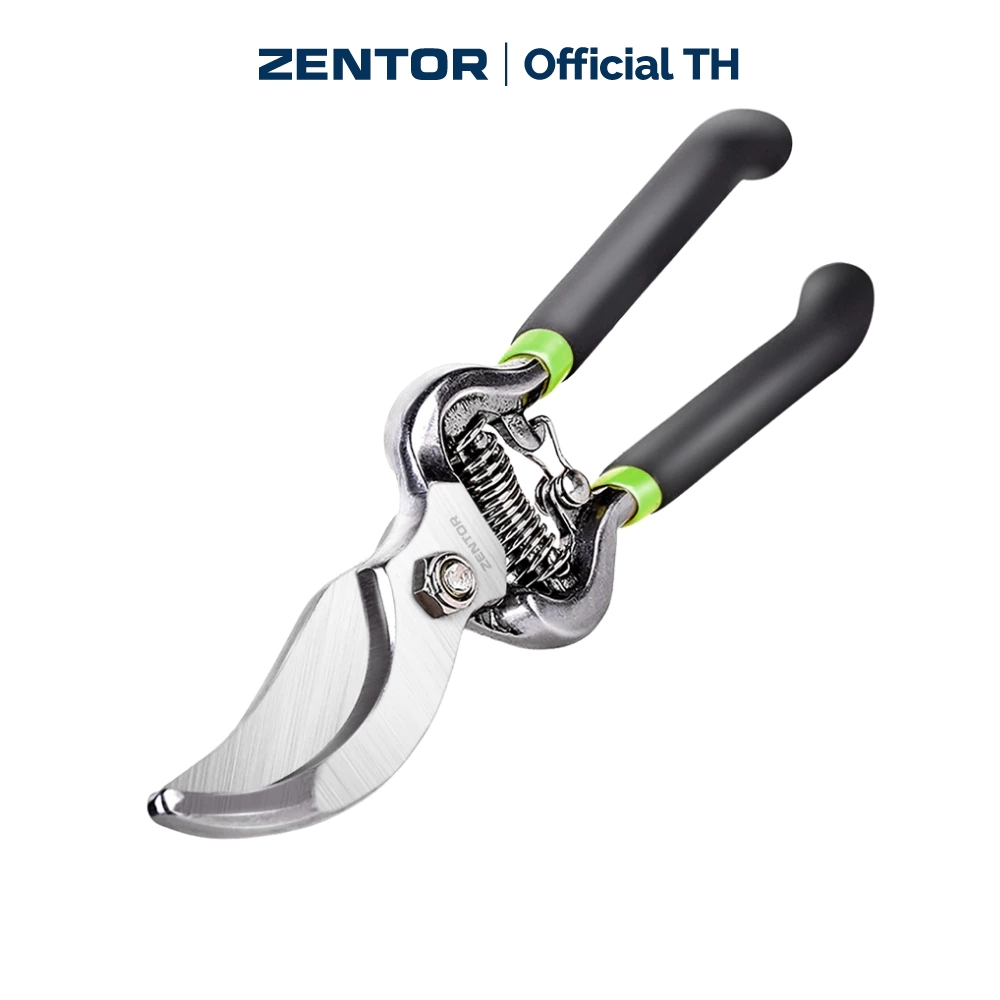 Zentor กรรไกรแต่งตัดกิ่งไม้ กรรไกรตัดกิ่ง 8 นิ้ว สำหรับทำสวน ตัดแต่งกิ่งไม้ Pruning Shears