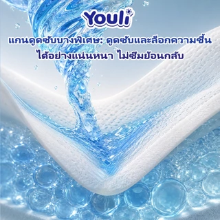 【รุ่นอัพเกรด】ผ้าอ้อมเด็ก Premium YOULI Baby Pants M-3XL 66PCS ผ้าอ้อมเด็กสําเร็จรูป แพมเพิสเด็ก