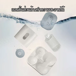 😻🐕เครื่องให้อาหารสัตว์เลี้ยงเครื่องให้น้ำและอาหารสัตว์เลี้ยงอัตโนมัติแยกเปียกและแห้งสดุ PP