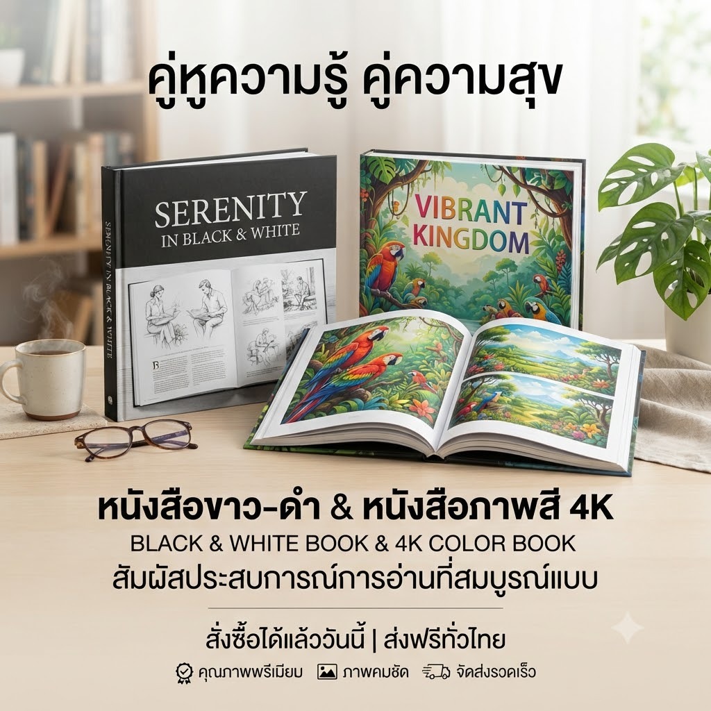 รับเข้าเล่มปริ้นสีพร้อมสัน
