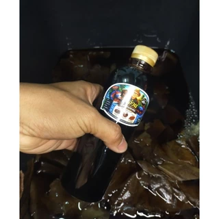 ลุงอ้วนน้ำหมักปลากัด 500ml น้ำหมักใบหูกวาง สีเสียด งวงตาล