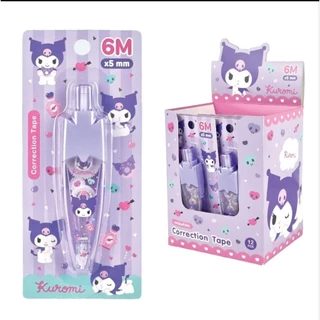 ชุดเทปลบคำผิดแบบกดลิขสิทธิ์แท้จาก Sanrio. มีลาย​ คุโร​มิ​ ชินา​ม่อน​ มายเมโลดี้😈​