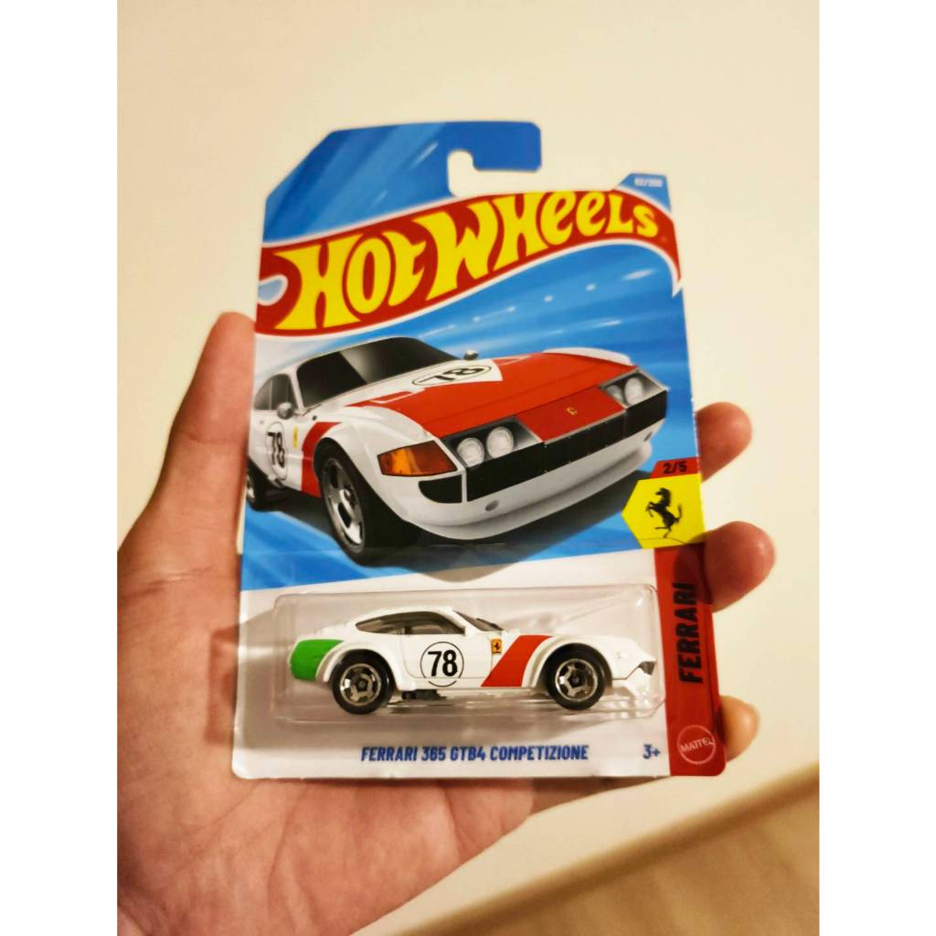 รถเหล็ก Hotwheels Ferrari 365 GTB4 Competizione มือ1 งานแท้ พร้อมส่ง❗