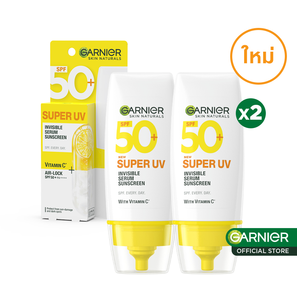 การ์นิเย่ ซูเปอร์ ยูวี-อินวิซิเบิ้ล เซรั่ม SPF50+/ PA++++ 30