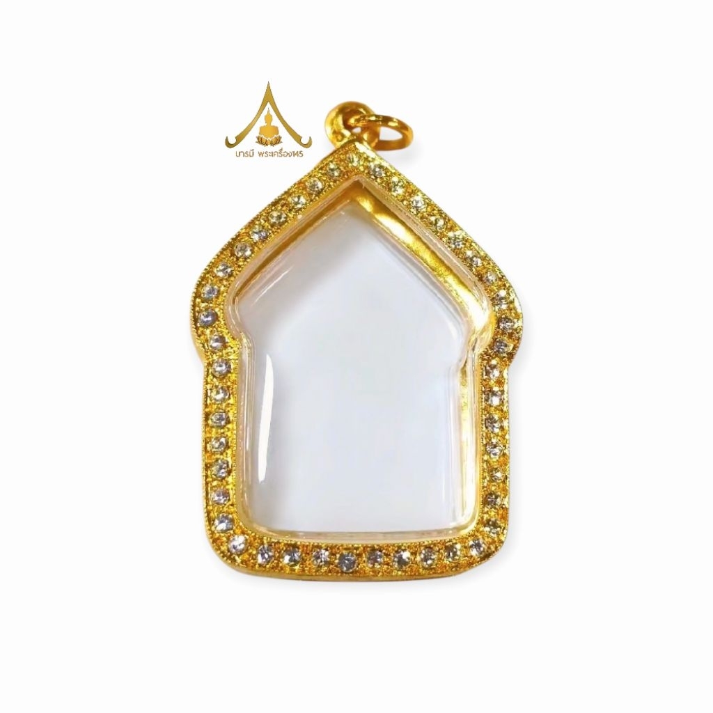 กรอบพระ กรอบพระขุนแผน ทองสูตรอิตาลี ลายไทย (N.060)