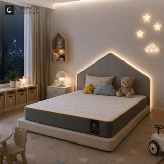 Dream City ที่นอนยางพารา รุ่น SUNNY SIDE หนา 10 นิ้ว แน่นนุ่มพอดี คุณภาพพรีเมียม เหมาะสำหรับทุกคนในครอบครัว