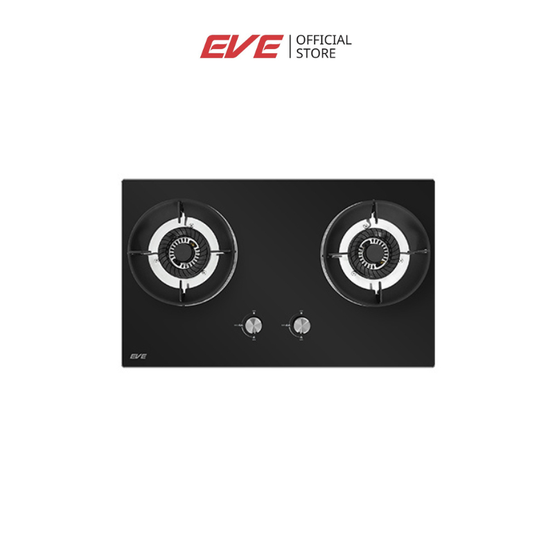 EVE เตาแก๊ส 2 หัว เตาแก๊สแบบฝัง ฐานกระจกนิรภัย SMART CORE (Exclusive online)