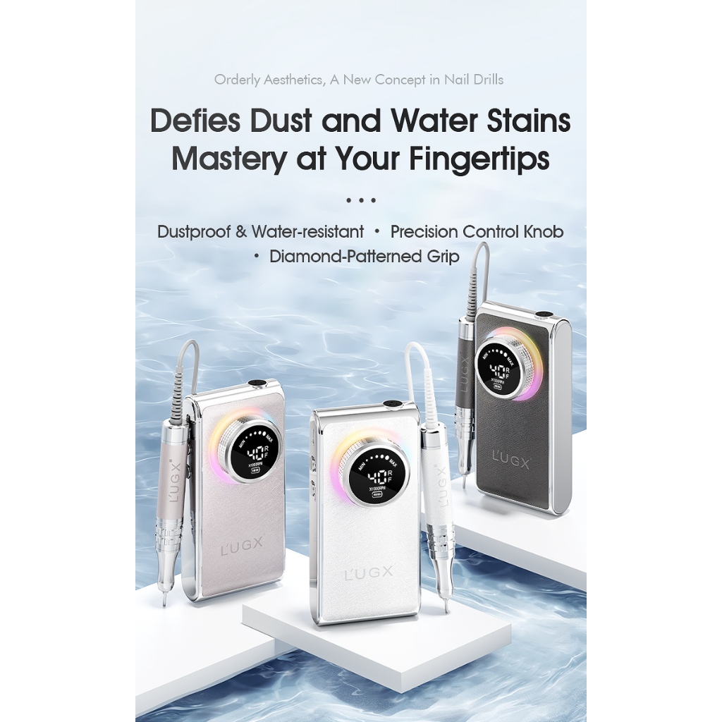 พร้อมส่ง LG-902 Pro (LUGX) เครื่องเจียรเล็บกันน้ำกันฝุ่นรุ่นใหม่ แรง 40,000 รอบ/นาทีแบตเตอรี่ 2200mAh